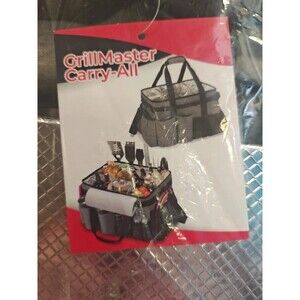 GrillMaster Carry-All Insulated Outdoor BBQ Grill Tote Caddy